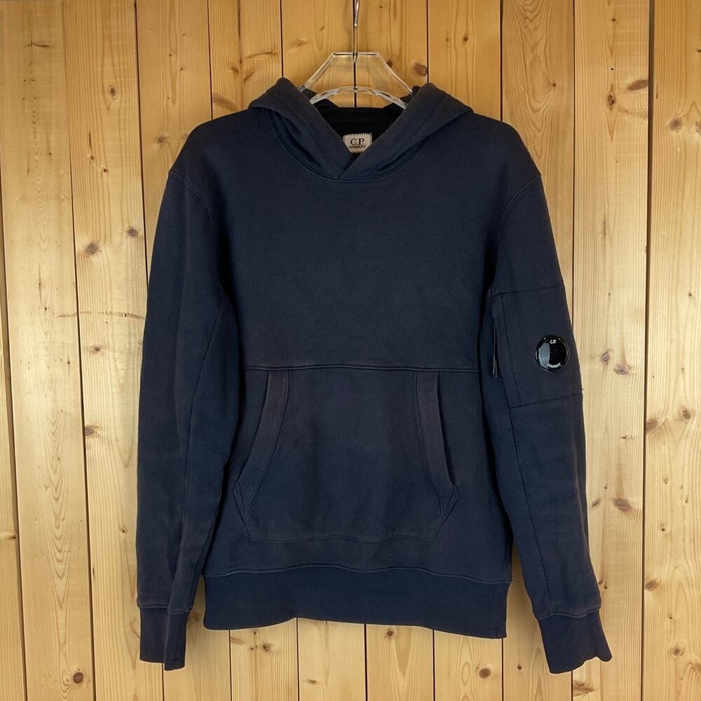 C.P. Company Hoodie, Dark Navy Blue - Size XS